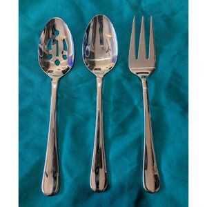 Splendide Large Spoon, Slotted Spoon, Fork, Stainless Steel‎ 18/10